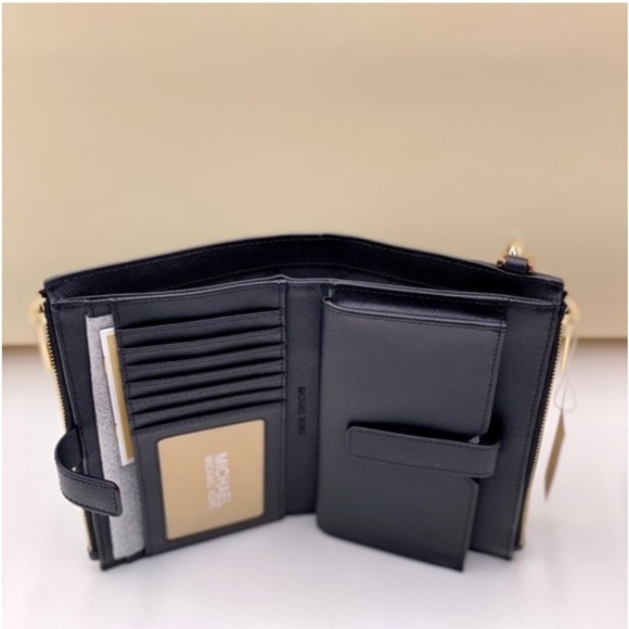 Michael Kors Wallet Wristlet Phone Case Black - Picture 4 of 8